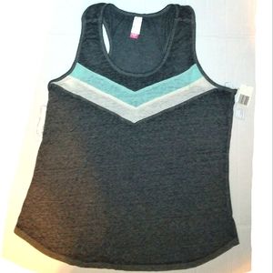 NWT PLUS SIZE NOBO Women's Chevron Stripe Light 2X Summer Tank tee